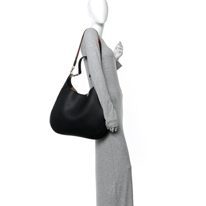 Gucci Soft Grained Calfskin Maxi B Hobo Black 2 of 11