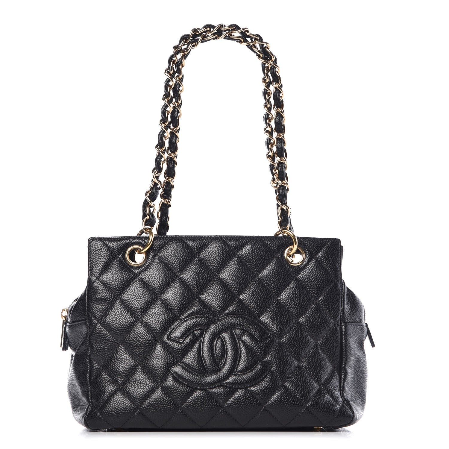 Chanel Caviar Quilted Petit Timeless Tote PTT Black 1 of 9