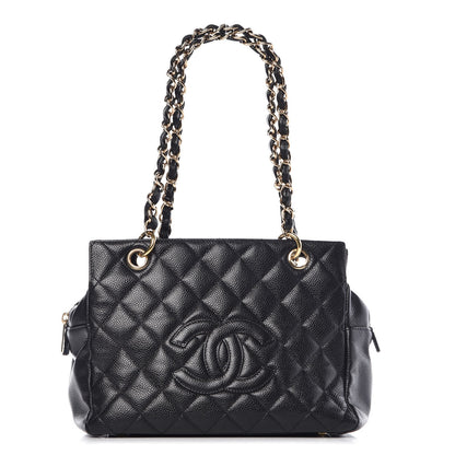 Chanel Caviar Quilted Petit Timeless Tote PTT Black 1 of 9