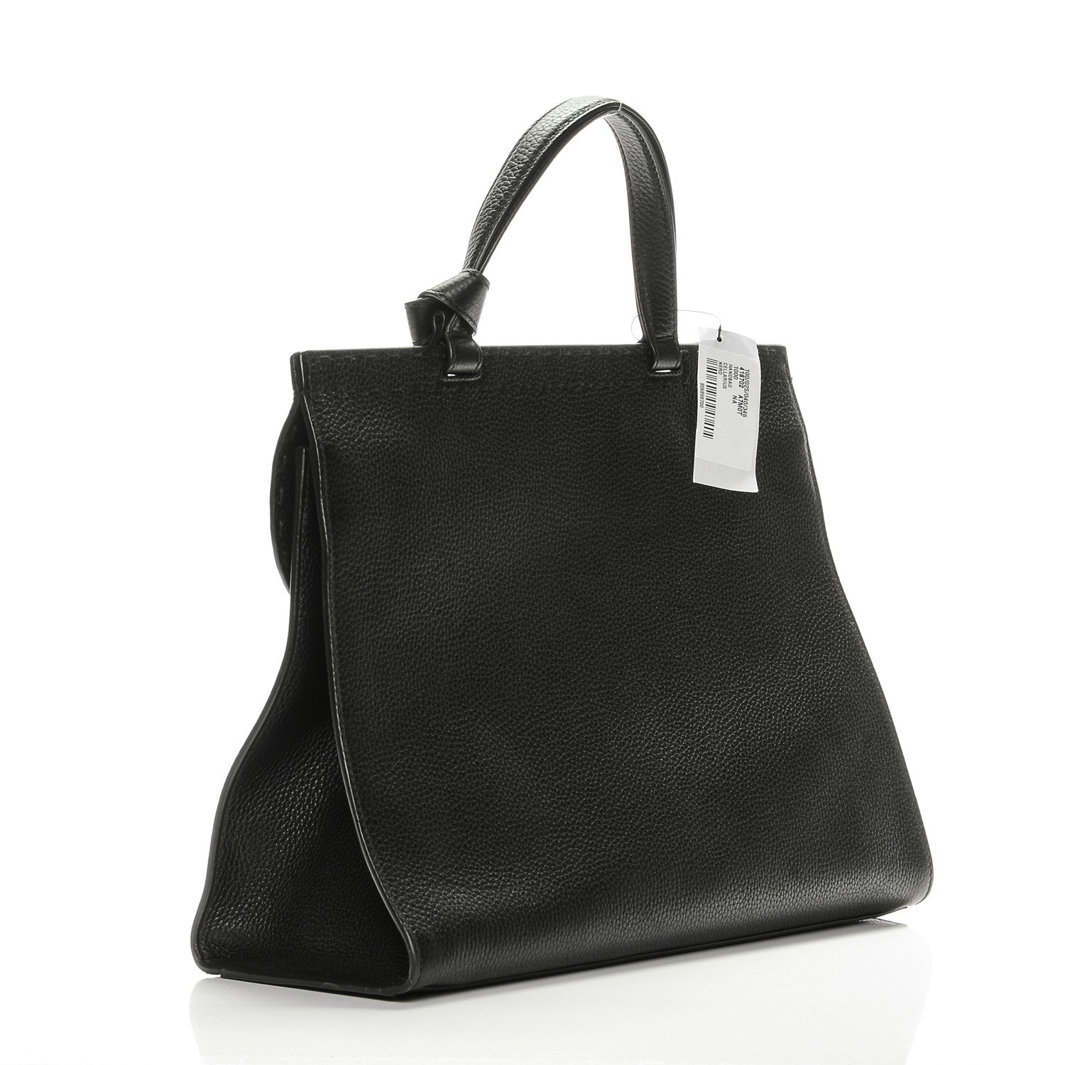 Gucci Calfskin Medium GG Marmont Top Handle Bag Black 3 of 7