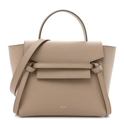 Celine Grained Calfskin Micro Belt Bag Light Taupe 1 of 15