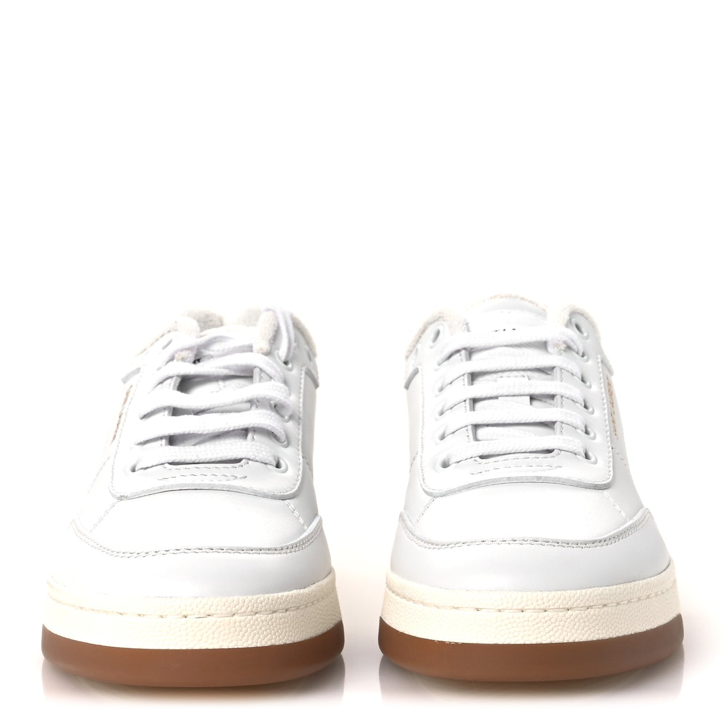 Calfskin Perforated SL61 Sneakers 40 White