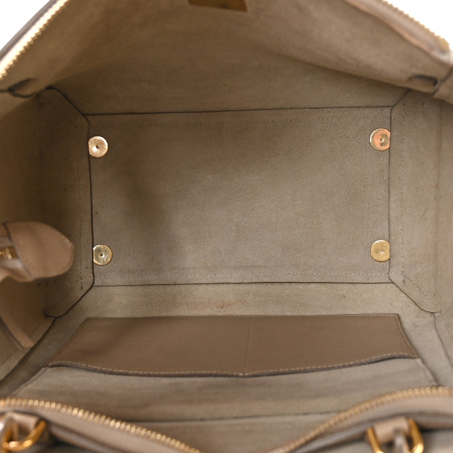Grained Calfskin Mini Belt Bag Light Taupe