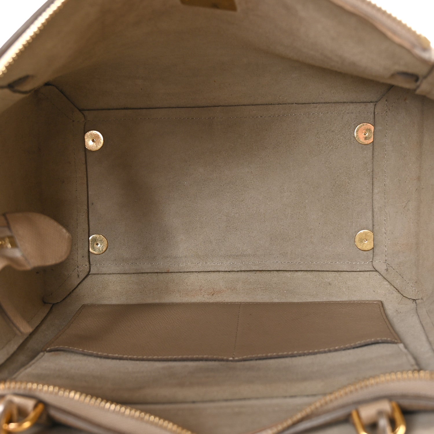 Celine Grained Calfskin Mini Belt Bag Light Taupe 5 of 12
