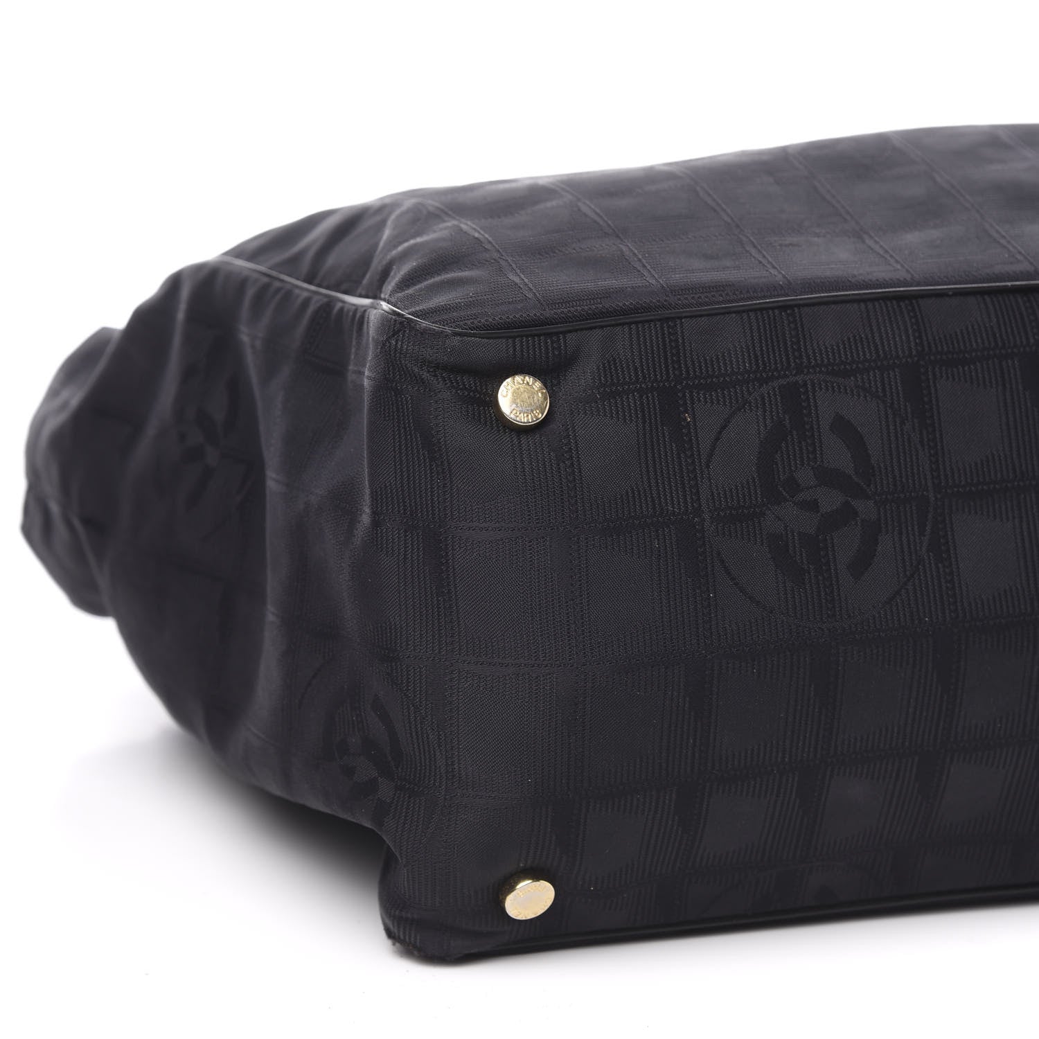 Chanel Nylon Large Travel Tote Black 8 of 10