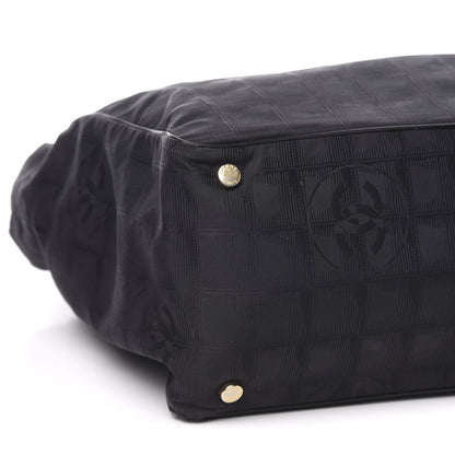 Chanel Nylon Large Travel Tote Black 8 of 10