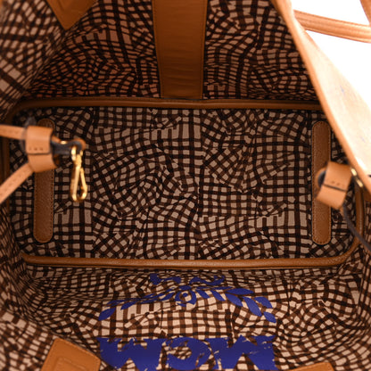 MCM Visetos Medium Liz Reversible Shopper Tote Cognac 9 of 18