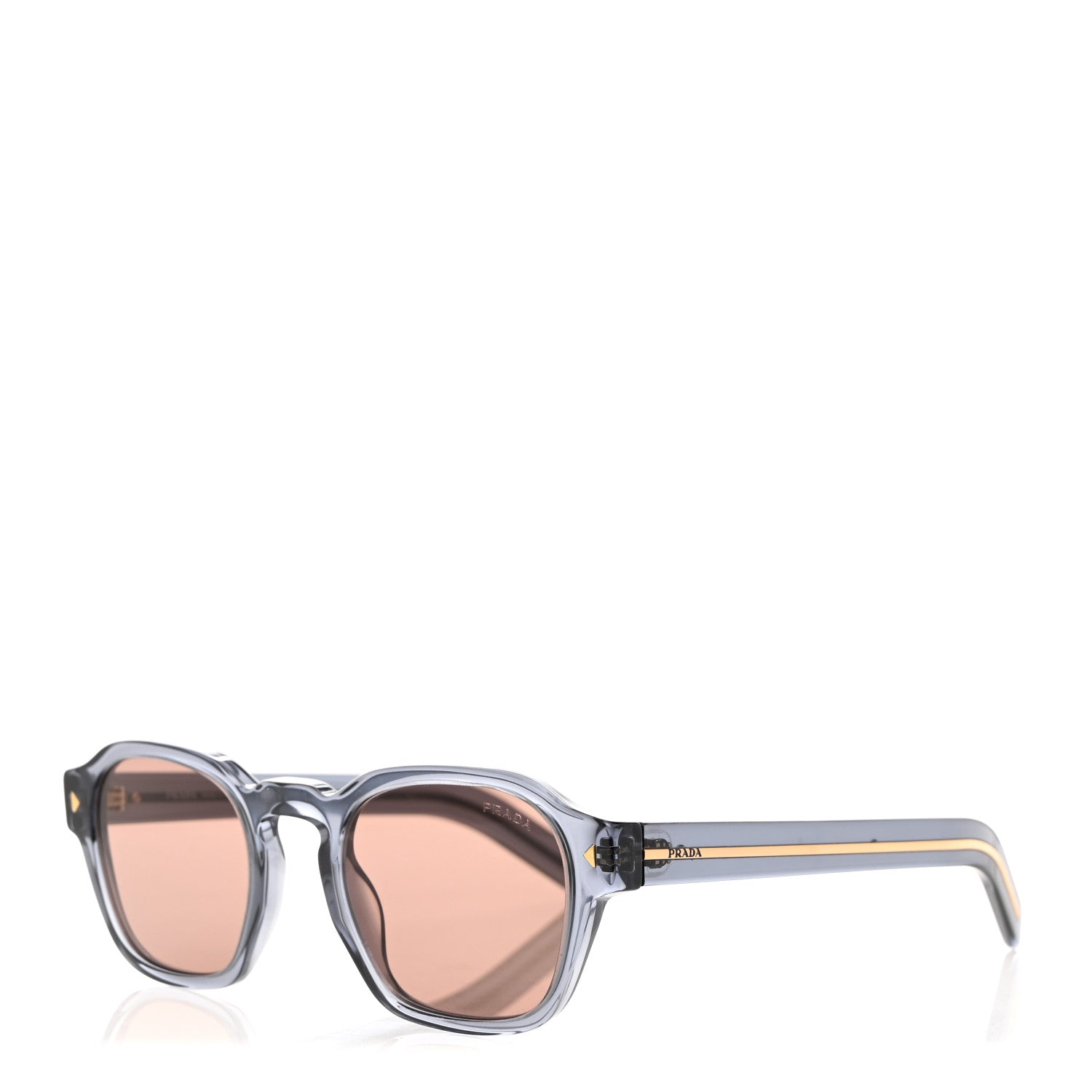 Prada Acetate Sunglasses SPR A16 Transparent Ocean 1 of 7