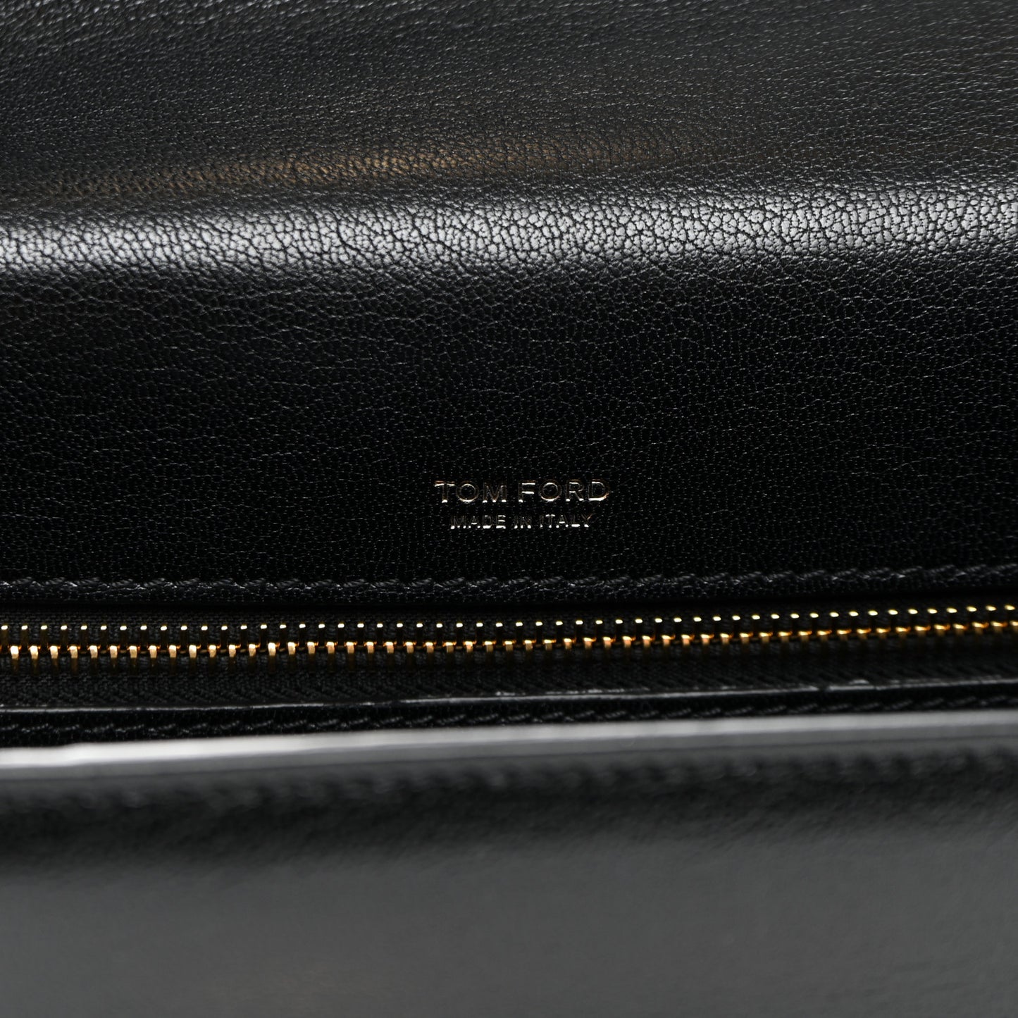 Shiny Goatskin Medium 001 Top Handle Bag Black