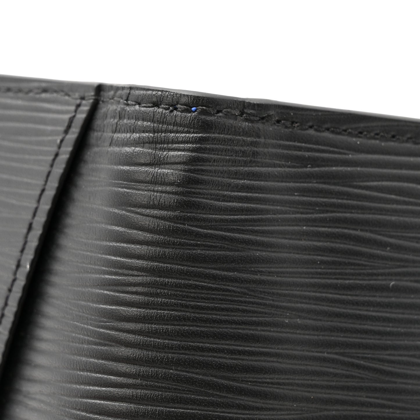 Epi Monogram Eclipse Pocket Organizer Black Blue