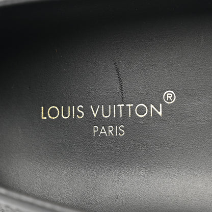 Louis Vuitton Taiga Mens Hockenheim Moccasin Loafers 11.5 Black 7 of 8