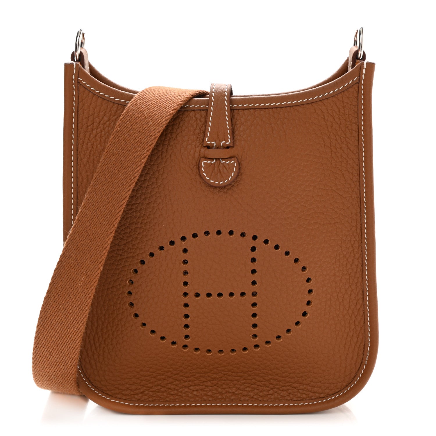 Hermes Taurillon Clemence Evelyne TPM Gold 1 of 11