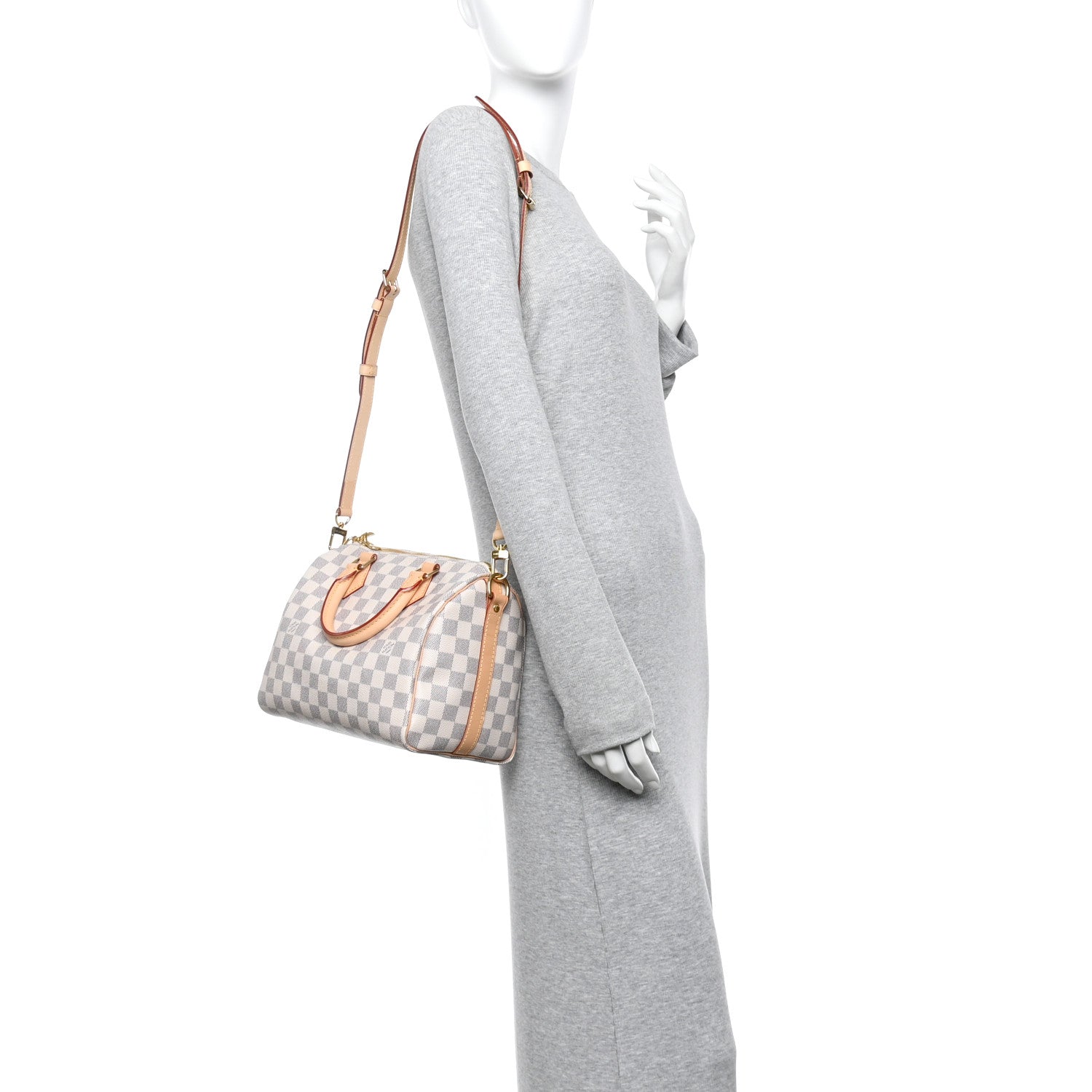 Louis Vuitton Damier Azur Speedy Bandouliere 25 2 of 9