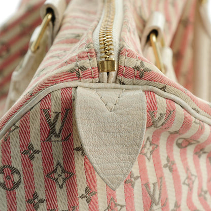 Louis Vuitton Mini Lin Croisette Speedy 30 Rouge 6 of 7