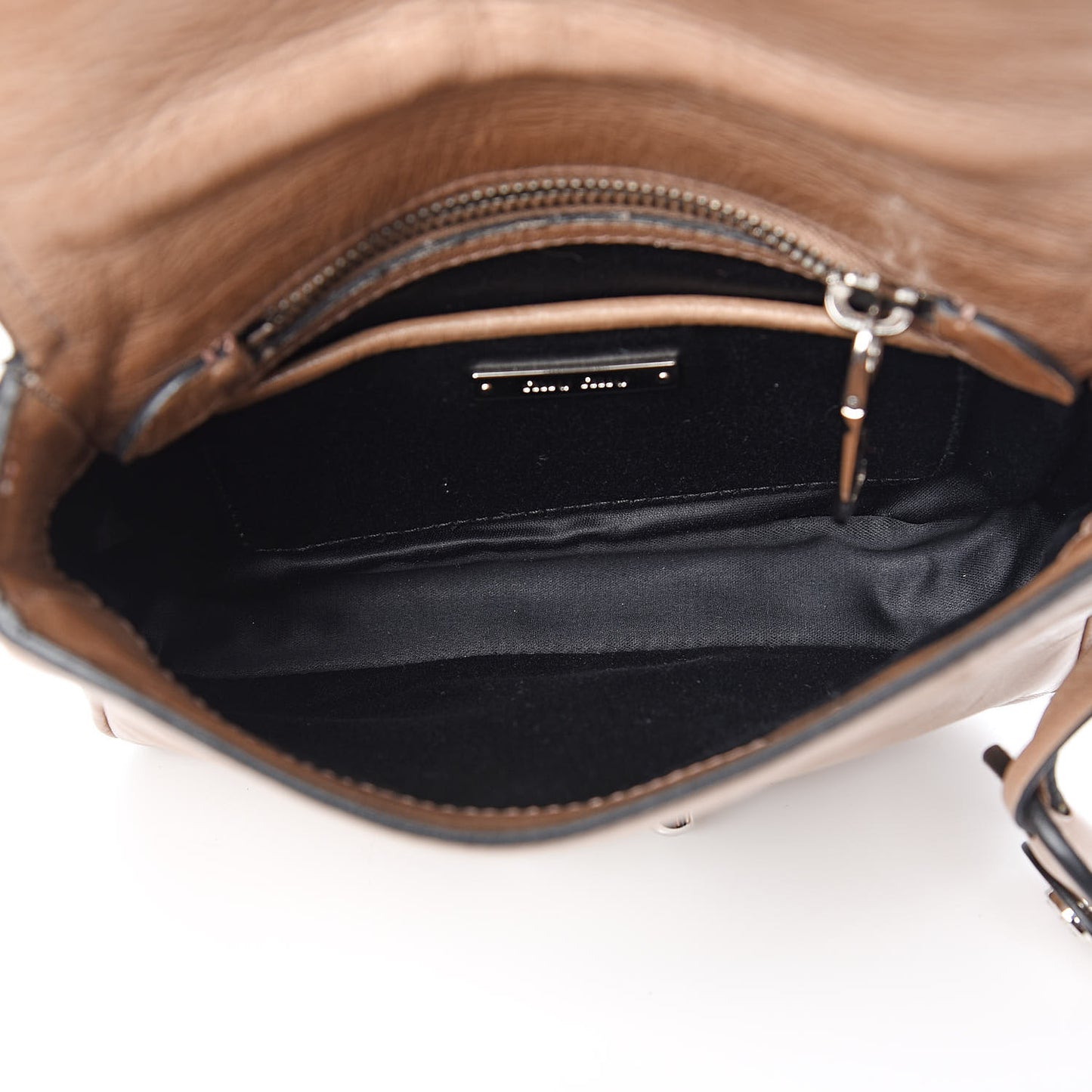 Vitello Shine Crossbody Cipria