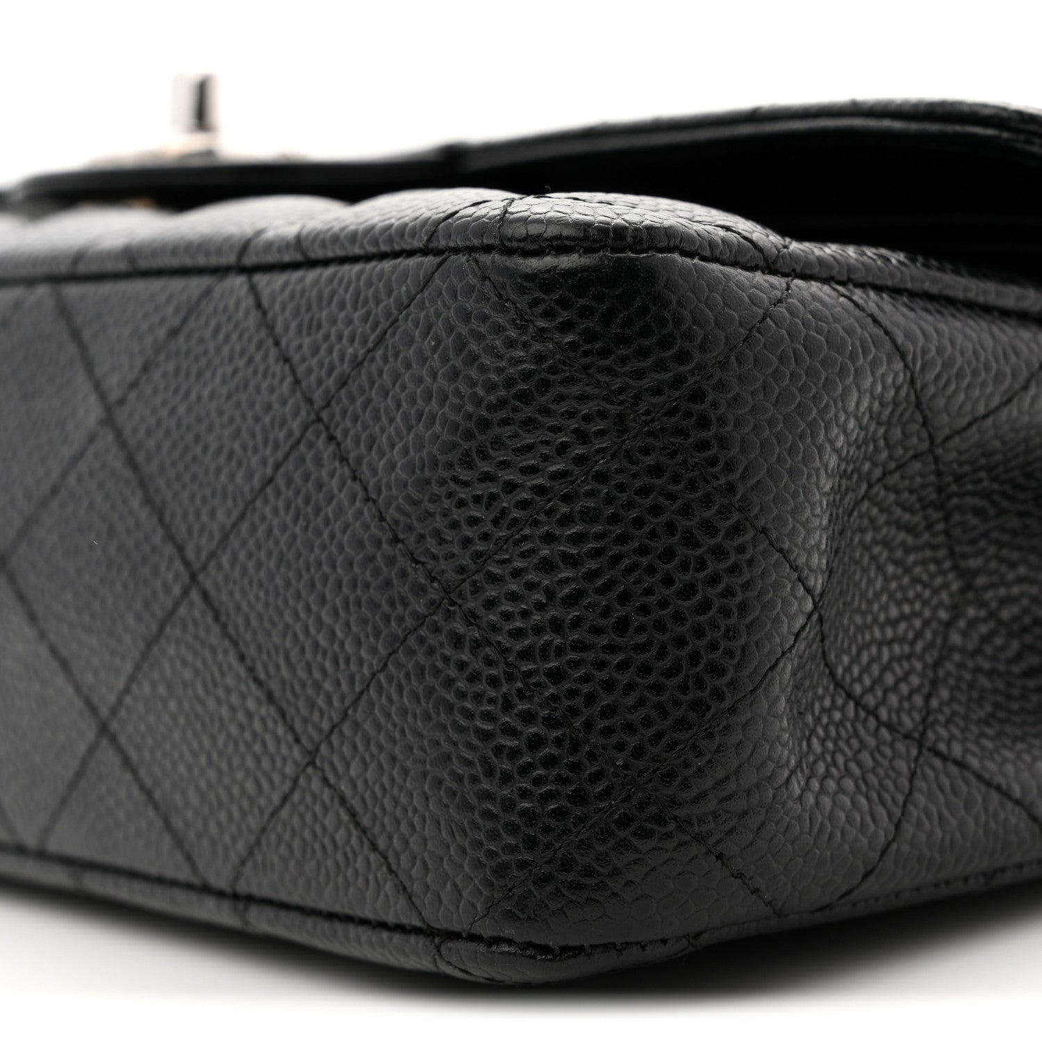 Chanel Caviar Quilted Medium Double Flap Black 10 of 11