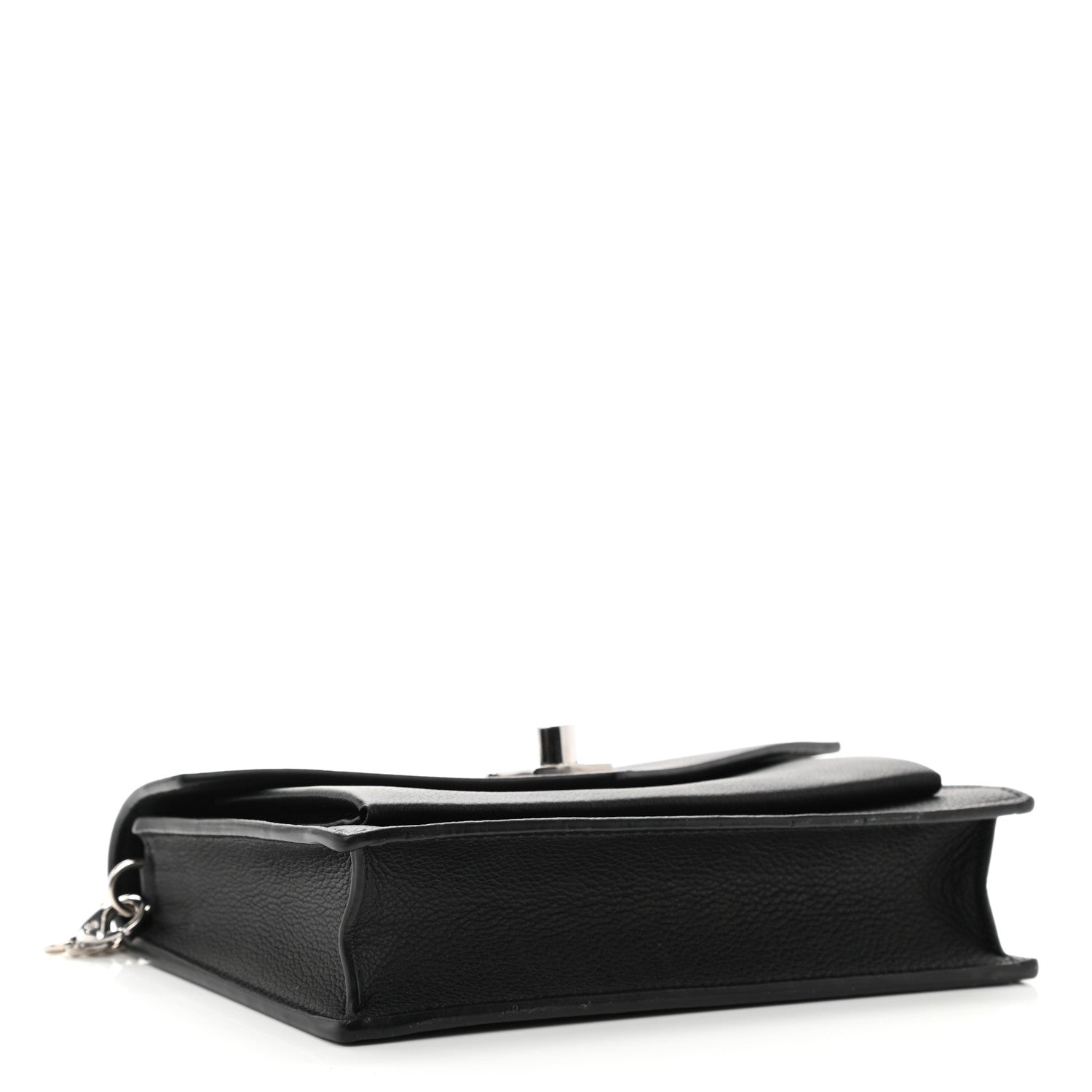 Louis Vuitton Soft Calfskin My Lockme Chain Pochette Black 4 of 10