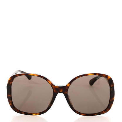 Chanel Acetate Chain Sunglasses 5470-Q-A Dark Havana 2 of 8