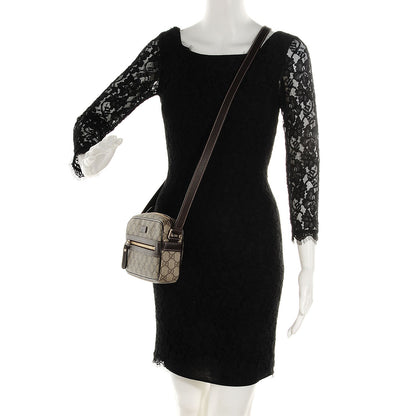 Gucci GG Plus Monogram Small Shoulder Bag Dark Brown 2 of 7