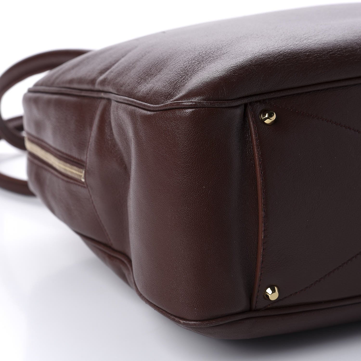 Marc Jacobs Lambskin Prince Georgie Flight Tote Chestnut 6 of 10