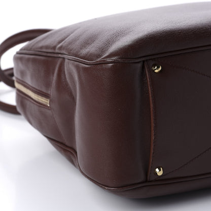 Marc Jacobs Lambskin Prince Georgie Flight Tote Chestnut 6 of 10