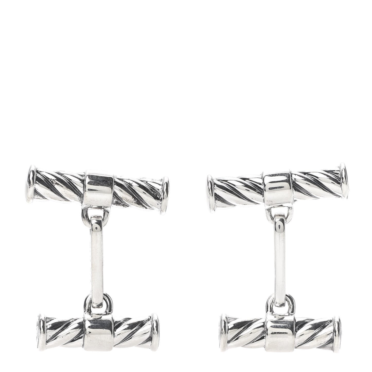 Sterling Silver Cable Classics Cufflinks