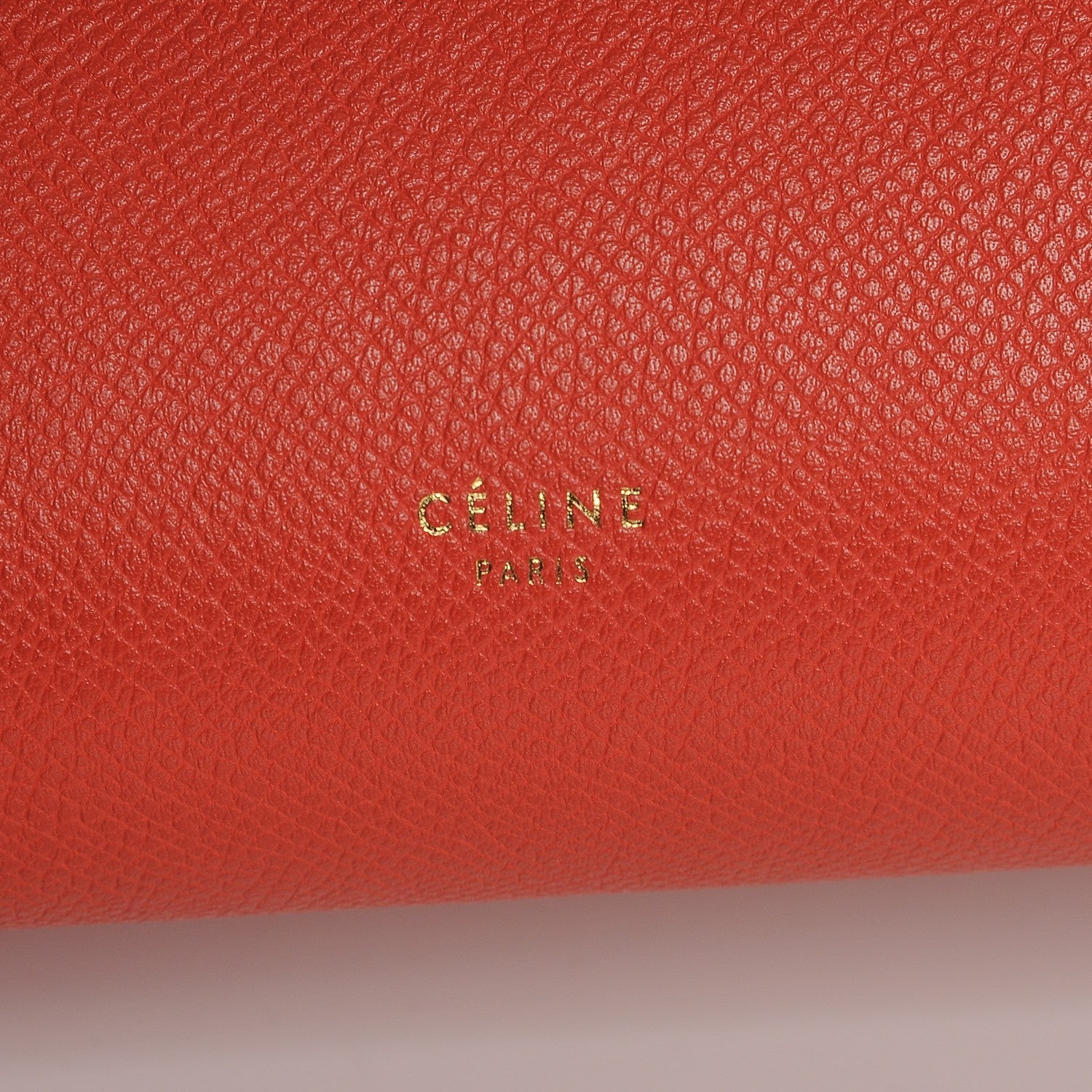 Celine Baby Grained Calfskin Micro Belt Bag Poppy 7 of 7
