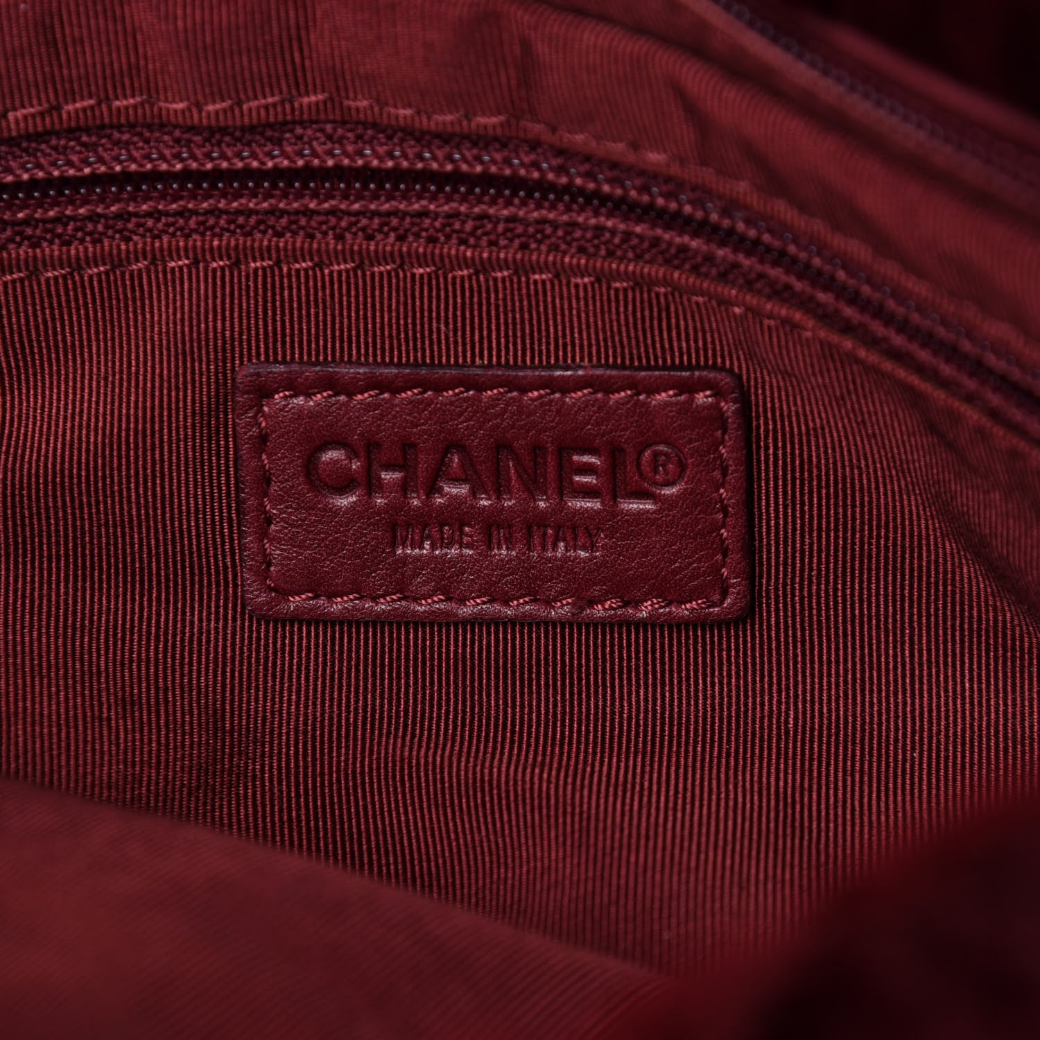 Chanel Rabbit Fur Shoulder Bag Burgundy 5 of 11