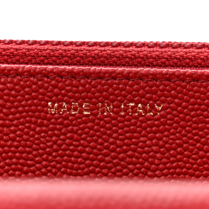 Chanel Caviar Quilted Vintage Mademoiselle Wallet On Chain WOC Red 7 of 11