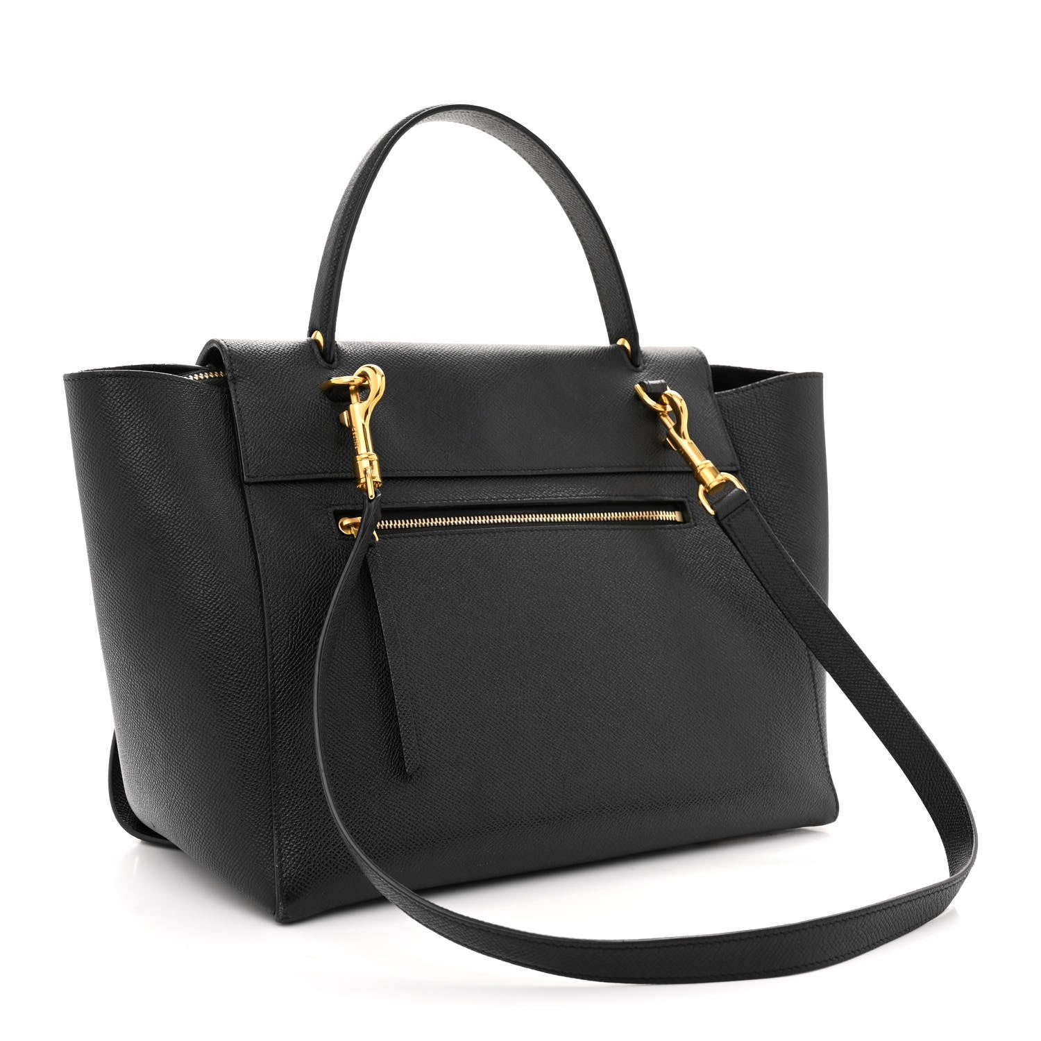 Celine Grained Calfskin Mini Belt Bag Black 3 of 20