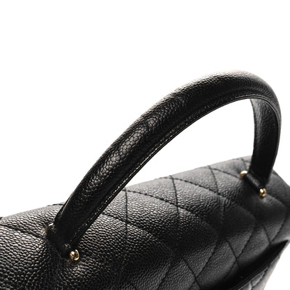 Chanel Caviar Quilted Jumbo Kelly Flap Black 6 of 12