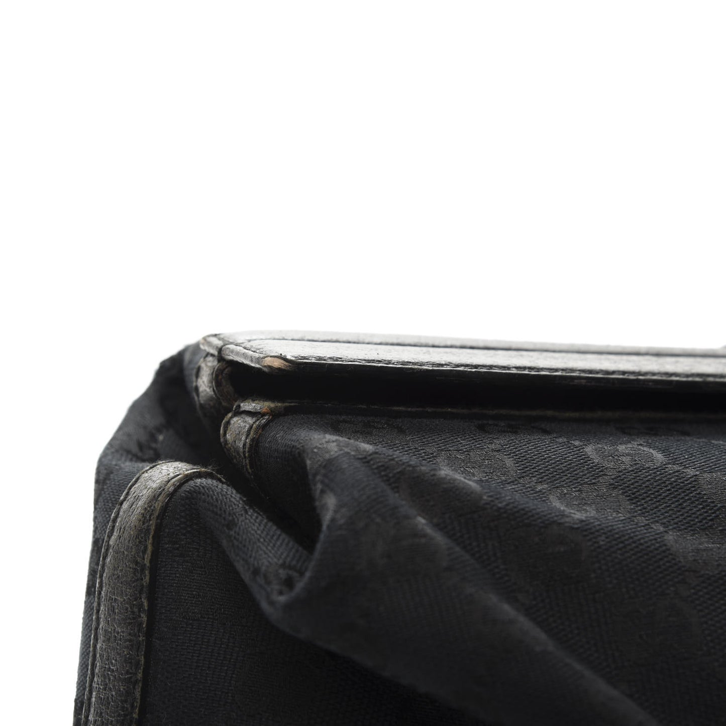 Monogram Web Large Treasure Boston Tote Black