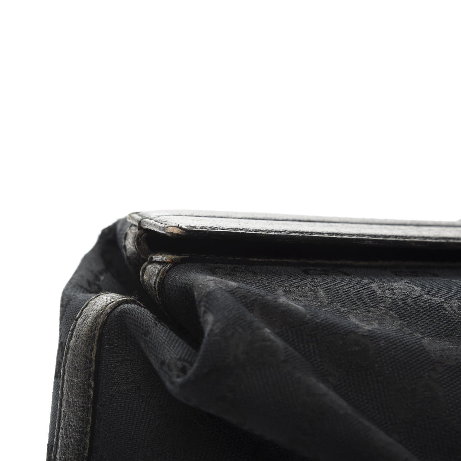 Gucci Monogram Web Large Treasure Boston Tote Black 19 of 25