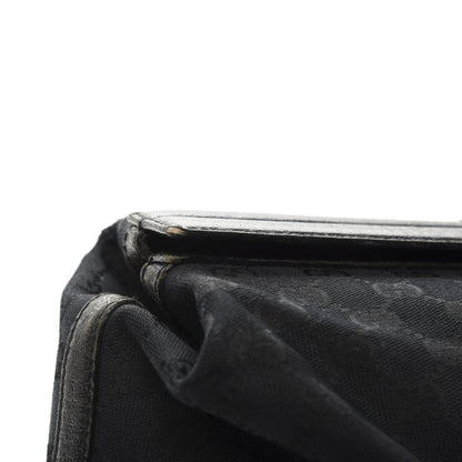 Gucci Monogram Web Large Treasure Boston Tote Black 19 of 25