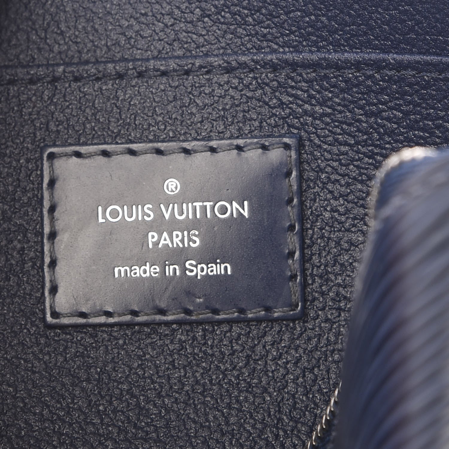 Louis Vuitton Epi Cosmetic Pouch Indigo 5 of 10