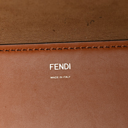 Fendi Vitello King Plexiglass Large Fendi Sunshine Shopper Tote Cuoio 6 of 10