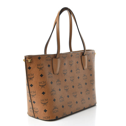 MCM Visetos Small Project Tote Cognac 3 of 9