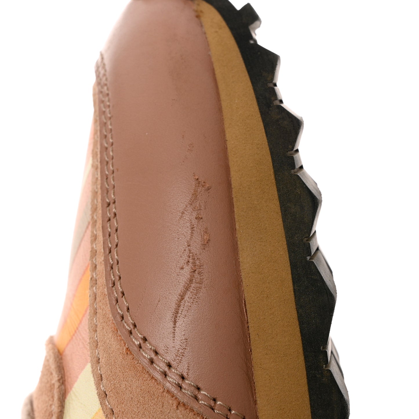 Suede Calfskin Native Couture 1975 Womens Rockrunner Sneakers 38.5 Multicolor