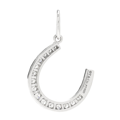 Tiffany Platinum Diamond Horseshoe Charm 3 of 5