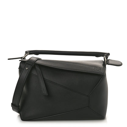Loewe Calfskin Small Puzzle Bag Black 1 of 8