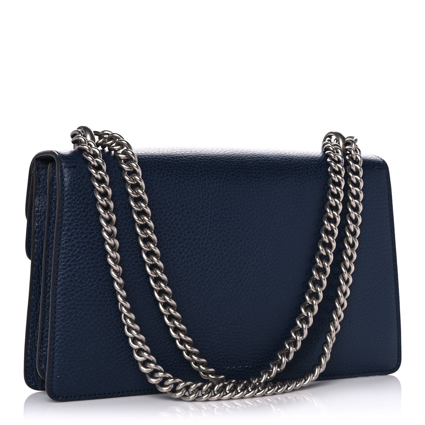 Dollar Calfskin Crystal Small Dionysus Shoulder Bag Blue Agata Montana Sapphire
