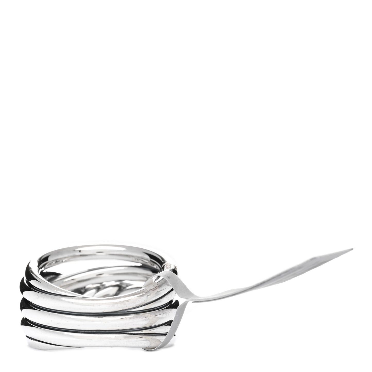 Sterling Silver 14mm Continuance Ring 54 7