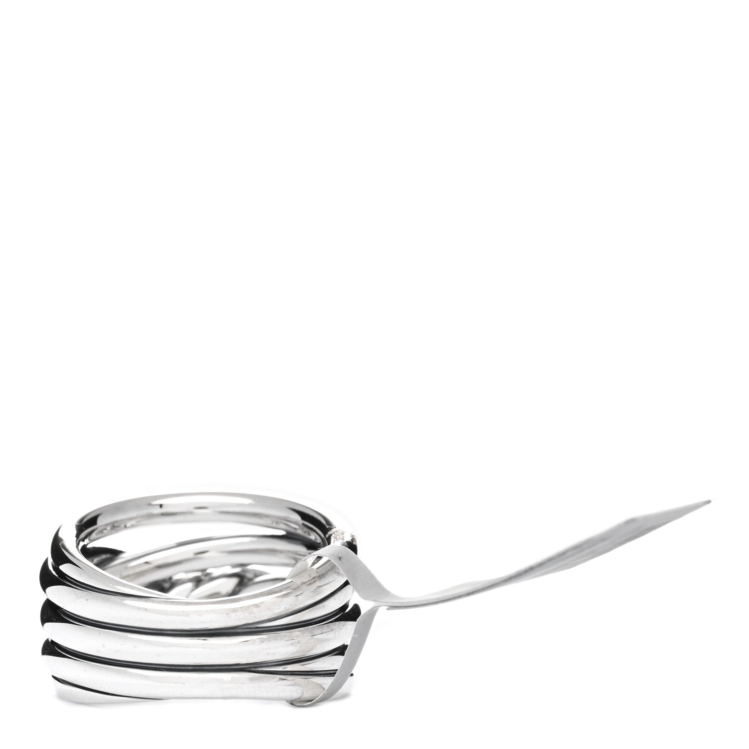 David Yurman Sterling Silver 14mm Continuance Ring 54 7 2 of 3