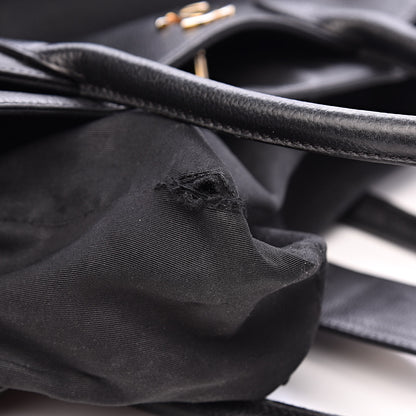 Chanel Calfskin Cerf Executive Shopper Tote Black 10 of 22