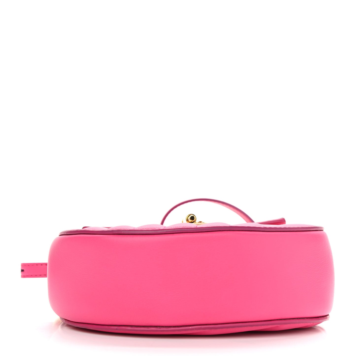 Calfskin Quilted Mini Drew Bijou Shoulder Bag Fuchsia Rose