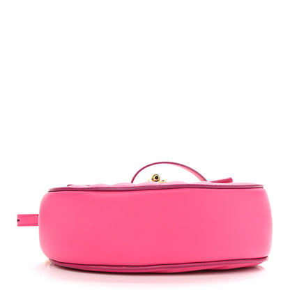 Chloe Calfskin Quilted Mini Drew Bijou Shoulder Bag Fuchsia Rose 4 of 10