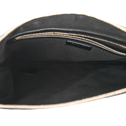 Chanel Lambskin Quilted Medium Cosmetic Case Black 5 of 8