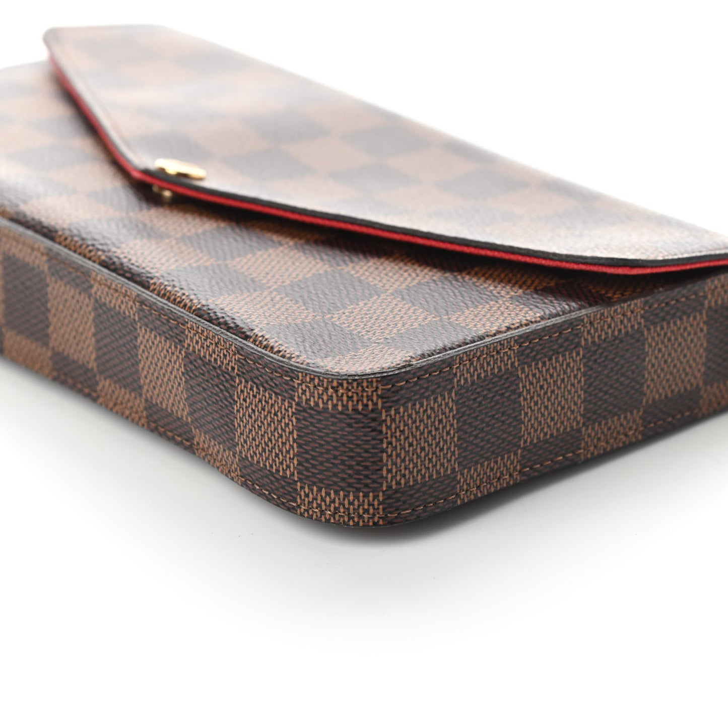 Damier Ebene Pochette Felicie Chain Wallet
