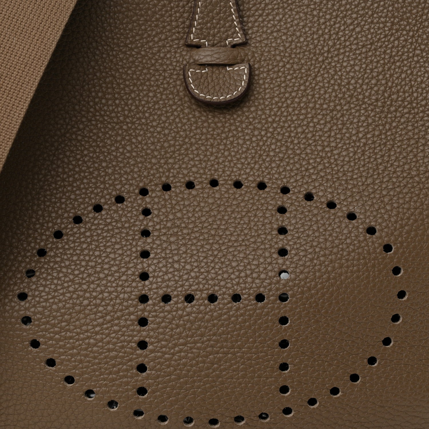 Hermes Taurillon Clemence Evelyne III PM Etoupe 8 of 12