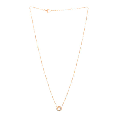 Cartier 18K Pink White Yellow Gold Diamond Trinity De Cartier Pendant Necklace 4 of 7